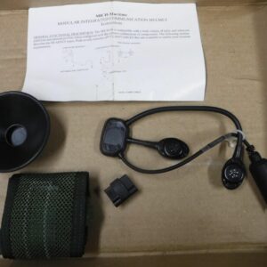 MICH MARITIME SHOOTER HEADSET/MIC ITEMS IN CAMMO BAG FREE SHIPPING